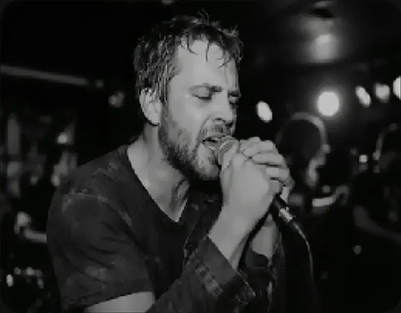 Artist moments — close-up of a singer on stage